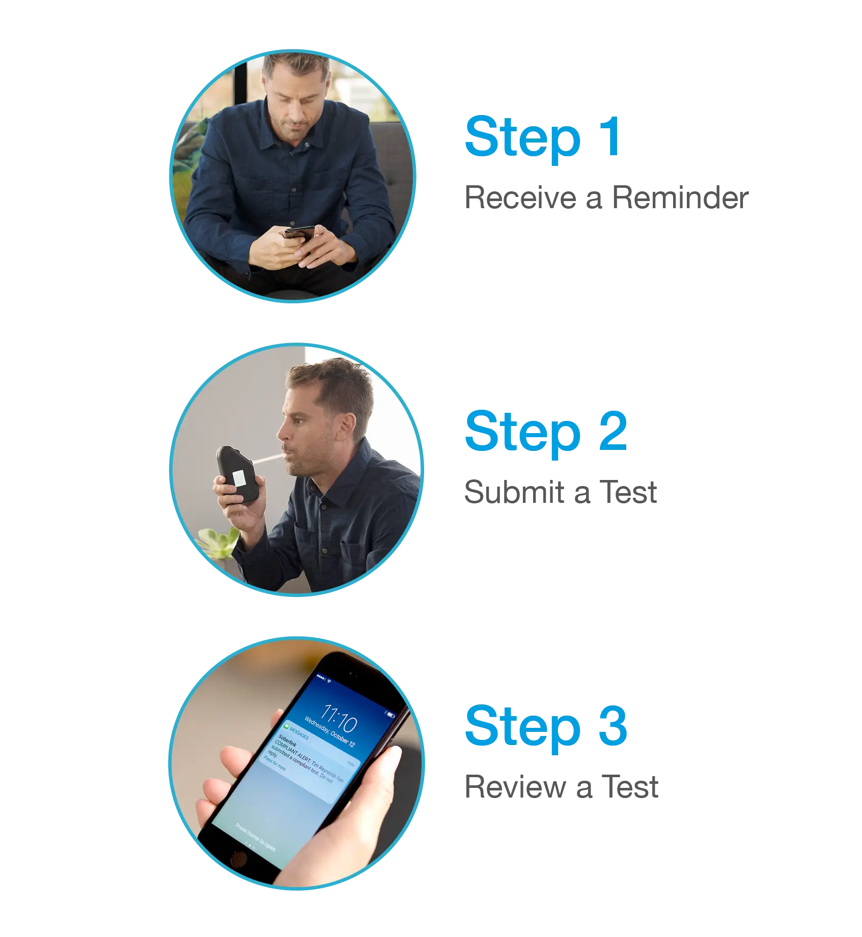 soberlink stages process