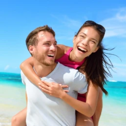 individual outpatient client enjoying freedom from addiction