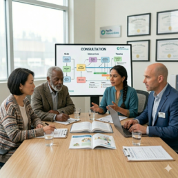 addiction specialists meeting about 12 core functions of counselling